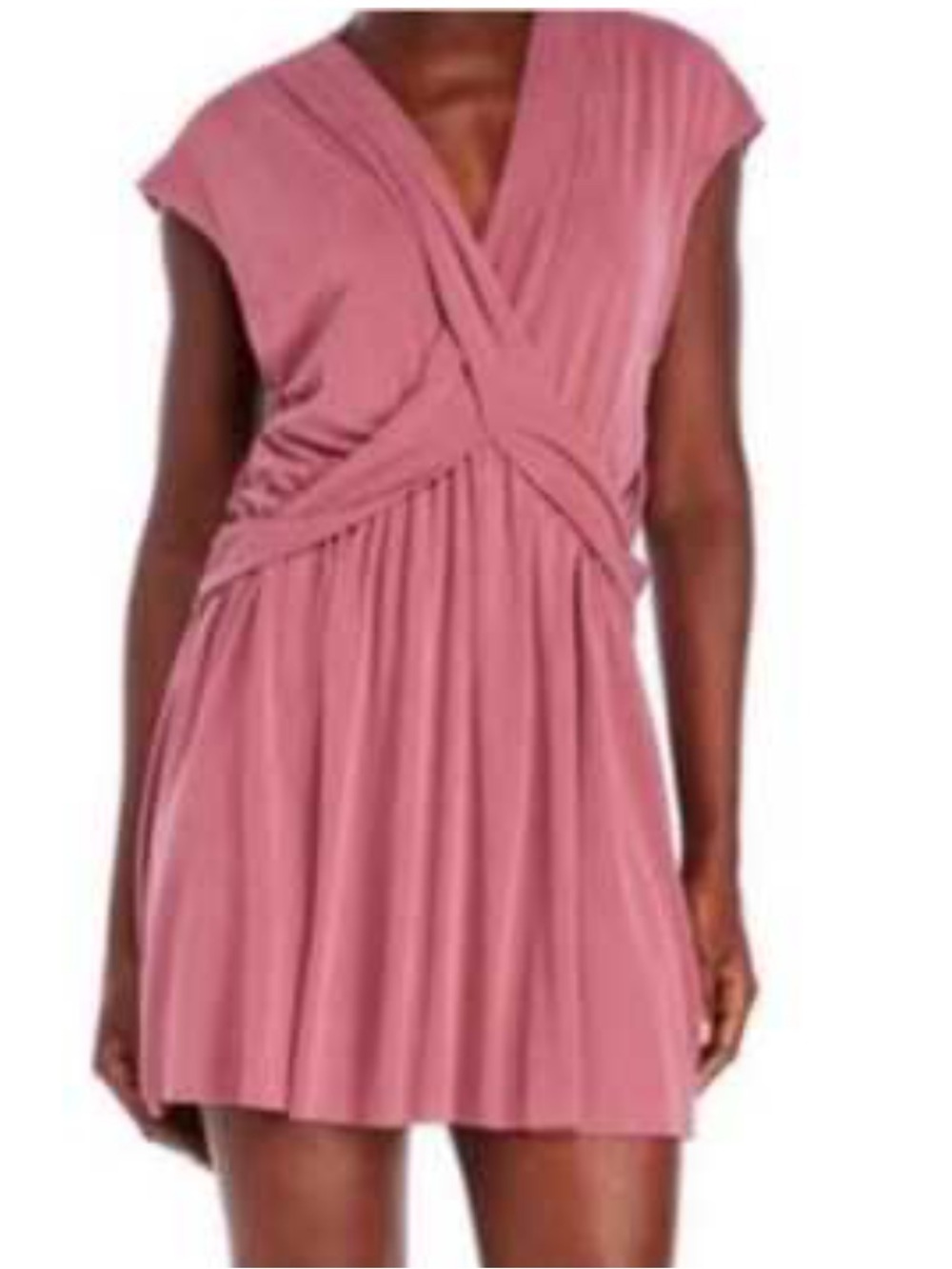 Free peoples Dusty Rose Wrap-Detail Dress